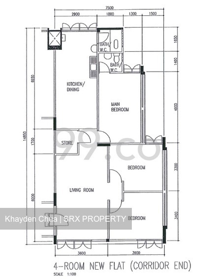 Blk 331 Ang Mo Kio Avenue 1 (Ang Mo Kio), HDB 4 Rooms #438815291